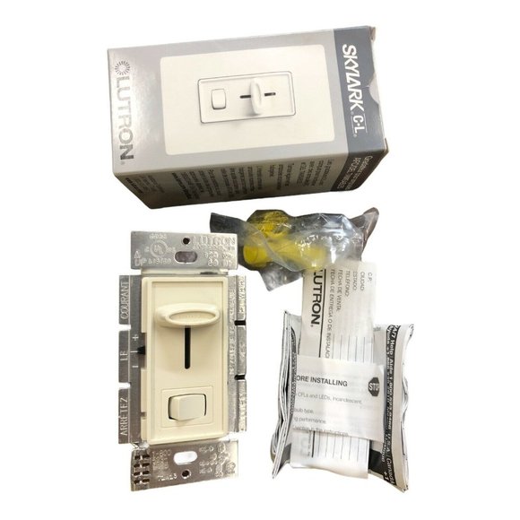Lutron SCL-153P-LA Skylark CL 150-watt CFL LED Incandescent Dimmer Switch Almond - Picture 7 of 7
